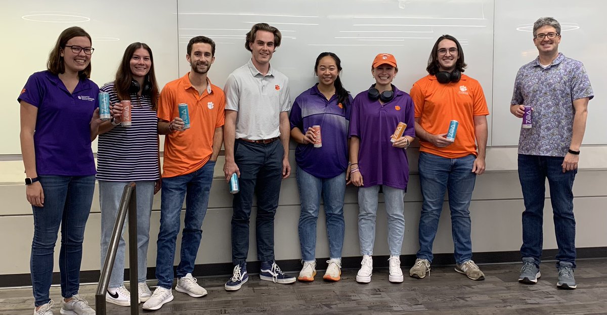 Adam Melvin (@melvinmicrolab) on Twitter photo You know it’s a good Halloween when some of the <a href="/Clemson_ChBE/">Clemson Chemical & Biomolecular Engineering</a> students dress up as me. They even all included my energy drink of choice! You know it’s a good Halloween when some of the <a href="/Clemson_ChBE/">Clemson Chemical & Biomolecular Engineering</a> students dress up as me. They even all included my energy drink of choice!