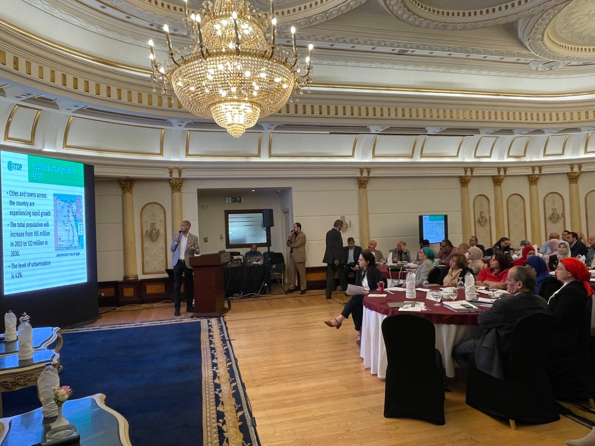 In celebration of #UrbanOctober, we teamed up with <a href="/fes_mena/">FES MENA</a> in Cairo,  Egypt to discuss the draft Egypt  Non-Motorized Transport Strategy, currently being developed by ITDP. 

Non-motorised transport is significant in creating safe, accessible, and healthy streets for everyone.