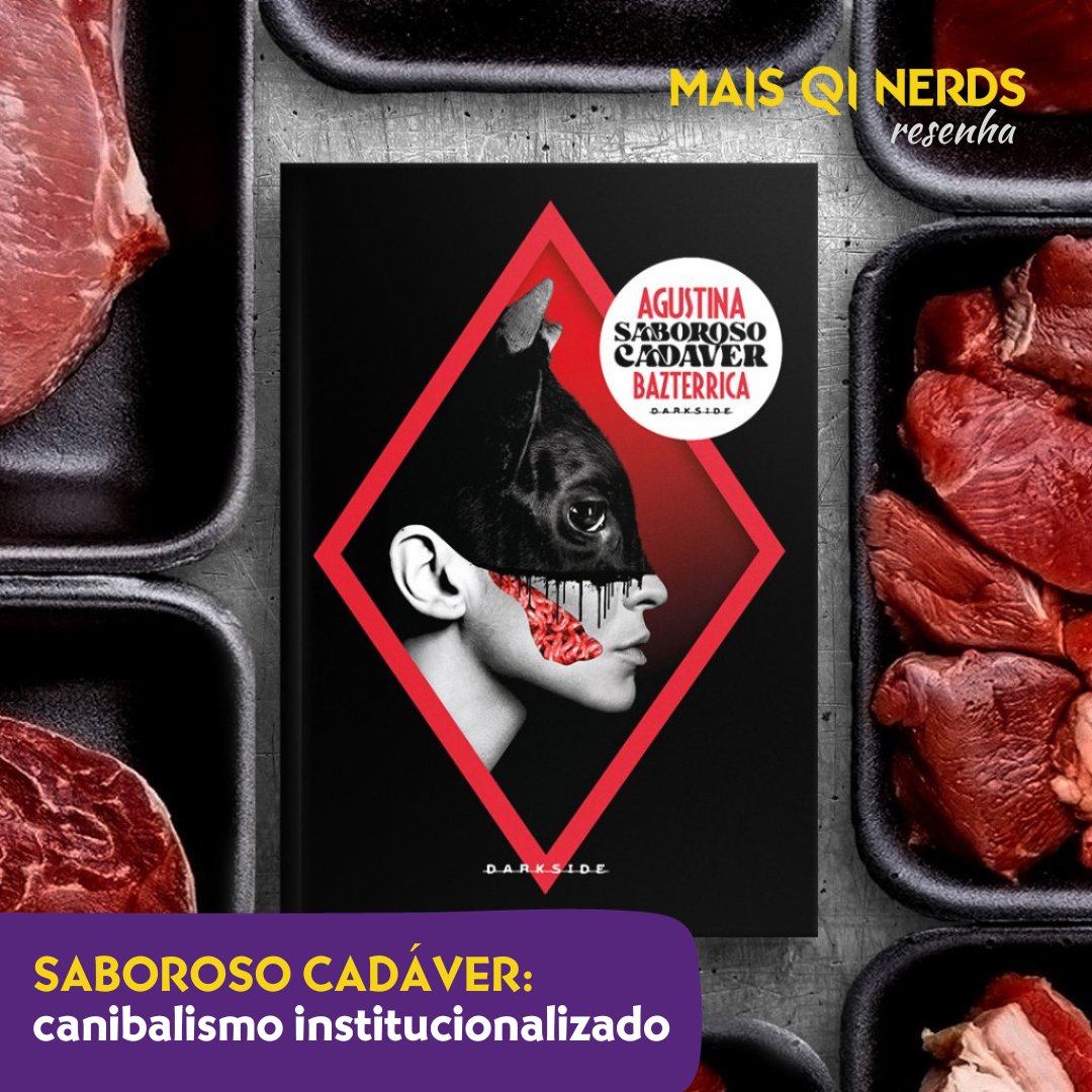 MaisQINerds's tweet photo. Criação. Reprodução. Abate. Consumo.

Confira a resenha de SABÓROSO CADÁVER, de Agustina Bazterrica (trad. Ayélen Medail) https://t.co/WZlRfU7gAN