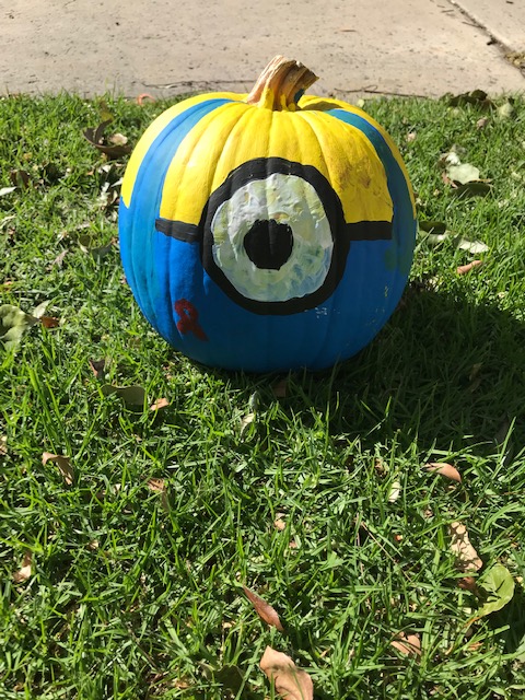 Happy Halloween from Oak View!!! A little mummy wrapping contest during the Halloween party and a winner for the pumpkin painting contest!