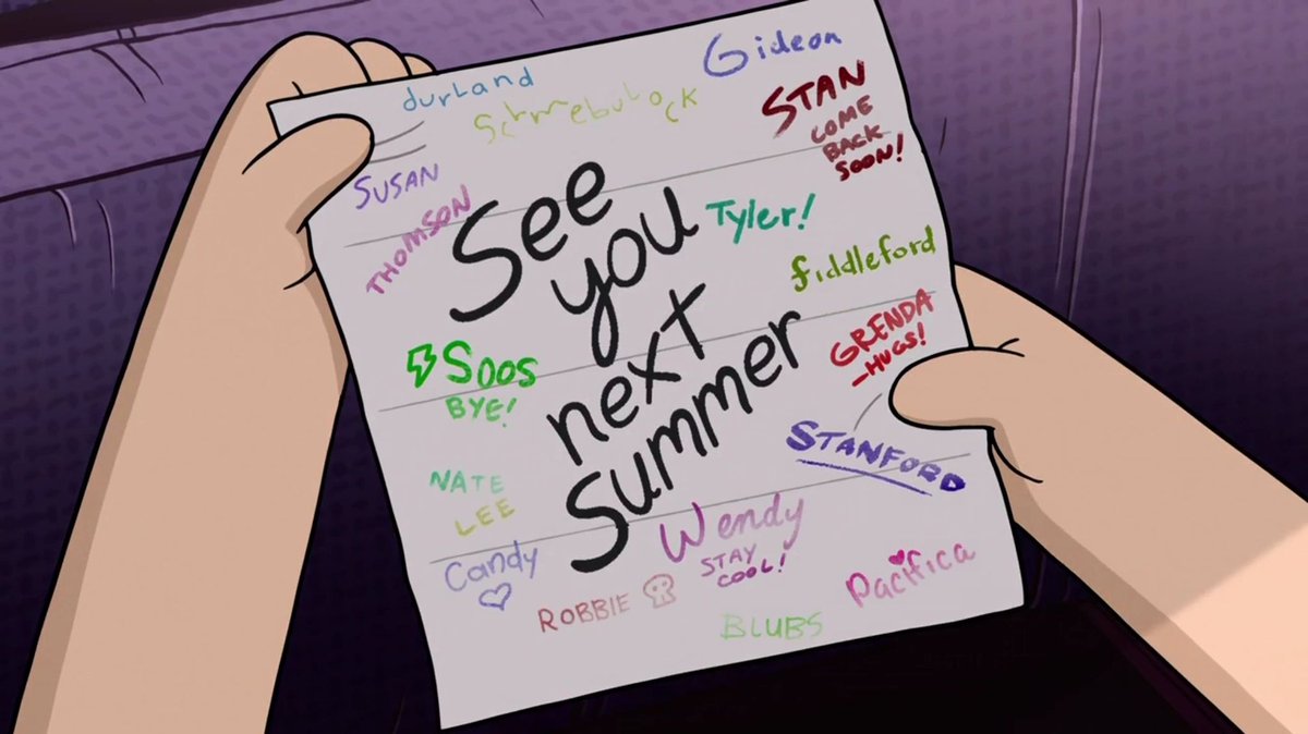 ReanimatedFalls's tweet image. So many amazing animators, artists, and supporters. But the biggest thanks of all goes to @_AlexHirsch, for giving us Gravity Falls to begin with. A tremendous show that has inspired everyone involved. Thank you, Mr. Hirsch and crew.

See you next summer!