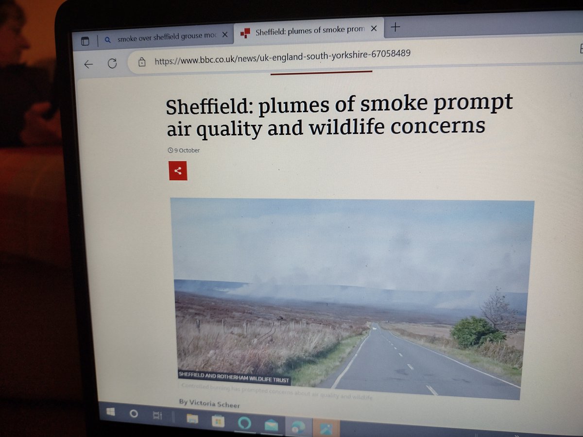 Oh,the irony. The Moorland Association show support to the NHS on their profile pic, whilst supporting moorland management practices to keep the NHS respiratory clinics busy...🙄