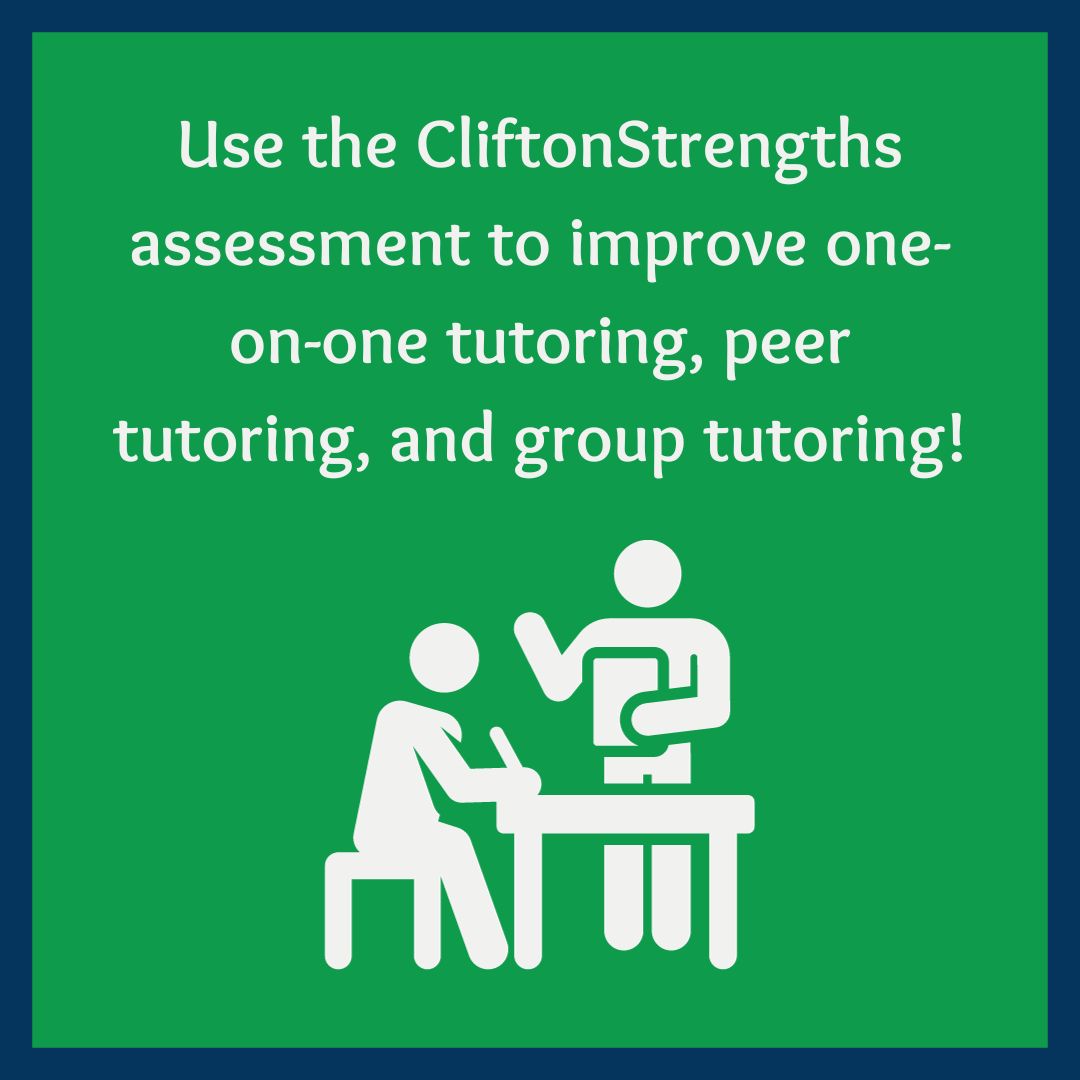Did you know that the CliftonStrengths assessment can help you improve individual, peer, and group tutoring? Check out this week's blog post to learn how! etd.gatech.edu/2023/10/31/six…