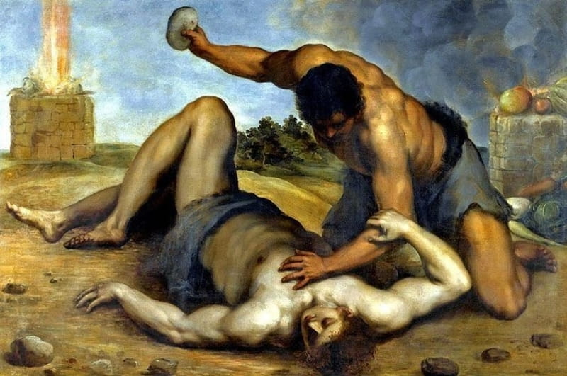 SsSorer's tweet photo. "I am my brother's keeper"

In the depths of despair, in the face of a horrid battle and amidst the worst of atrocities, a man would vow to his comrade "I am my brother's keeper".

As you might expect, the verse is traced to the Bible.
But did you know that a MURDERER said it?
>> https://t.co/3MSHULAaBC