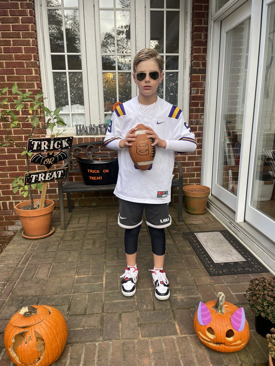 Happy Halloween from Angel and Joe! #GeauxTigers