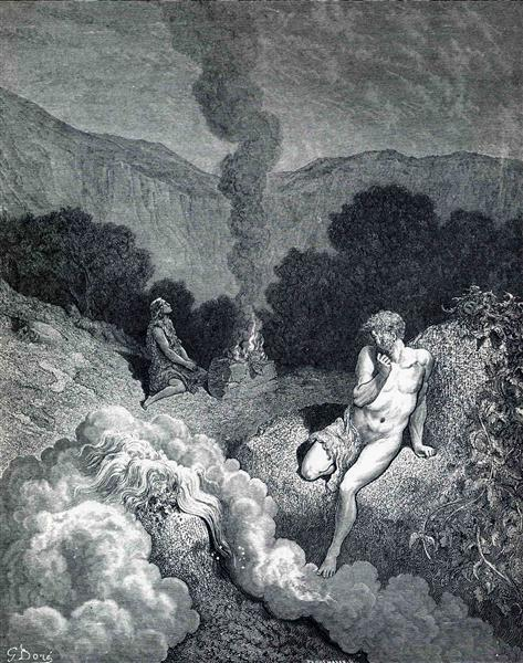 SsSorer's tweet photo. Cain, enraged by God's acceptance of Abel's offerings, and his denying of his own has slain Abel.

When God questioned Cain about Abel's whereabouts, Cain claimed uninformed and famously asked: "Am I my brother's keeper?"
>> https://t.co/5M6BHDfJ4O