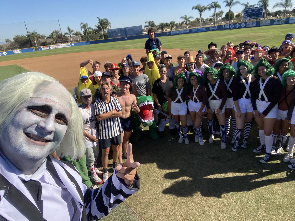 Annual Halloween game with softball is about to begin!! <a href="/paullopez63/">FVHSPRINCIPAL</a> <a href="/FVHS_Athletics/">FVHS Athletics</a>