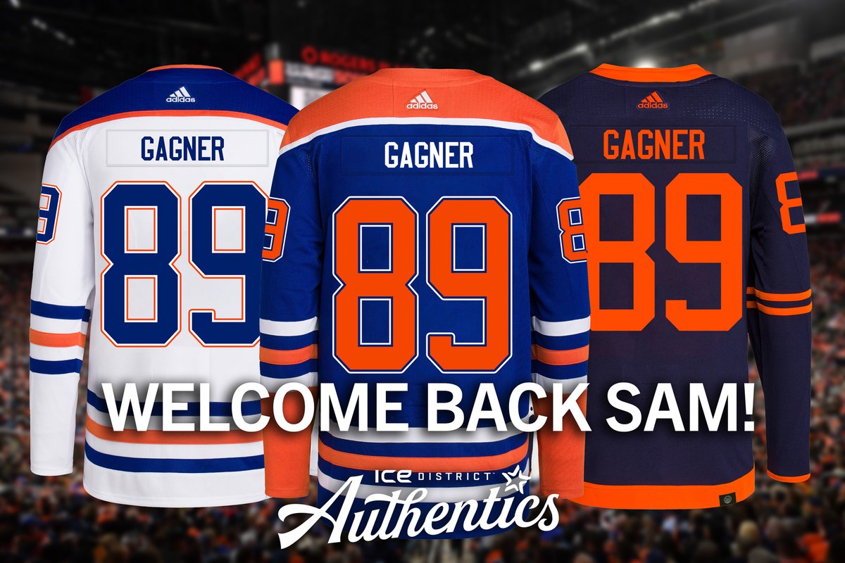 IceDistrictAuth's tweet photo. Welcome back Sam!
Grab a new #89 jersey at https://t.co/M6f73ISGeD.
Shop now: https://t.co/dVdexJYmyg
#LetsGoOilers #SamGagner https://t.co/UNFz25gTjN