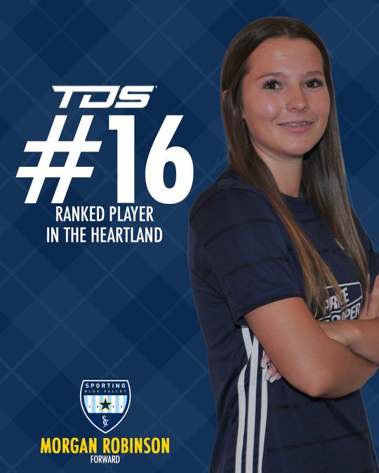 Congrats to a few of our players on their <a href="/TopDrawerSoccer/">TopDrawerSoccer</a> Class of ‘27 Fall Rankings:

Nationally:
<a href="/gillis_peyton/">Peyton Gillis</a> #4 GK

Heartland Region:
<a href="/kat_stalin20/">Kat Stalin</a> #11
<a href="/ErikaBovell/">Erika Bovell (2027)</a> #14
<a href="/MorganRobi2009/">Morgan Robinson</a> #16

<a href="/ImYouthSoccer/">ECNL/GA/Recruiting/College Soccer</a> <a href="/ImCollegeSoccer/">College Soccer Truth ™</a> <a href="/travismclark/">Travis Clark</a> <a href="/PrepSoccer/">Prep Soccer ⚽️</a> <a href="/JREskilson/">J.R. Eskilson</a> <a href="/HSSoccerKC/">SoccerKC</a>
