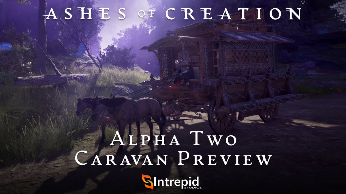 StevenJSharif's tweet photo. My MMORPG friends, moments ago we showcased our Caravan system in-game during our October Livestream Update, and I have to say…it brought some good vibes playing with friends and hauling some sweet sweet cargo across the world of Verra. @AshesofCreation is shaping up nicely for Alpha Two. https://t.co/2BOHJ7OoQS

AND I cannot say enough how excited I am to play games this weekend for CHARITY! It’s gonna be a blast! So come chill with us as we game for the kids ❤️🎉