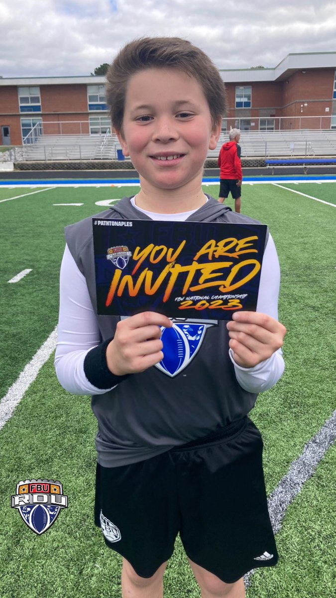 Very excited to be able to return to the <a href="/FBU_RDU/">FBU Raleigh - Durham</a> 10u team. I was fortunate enough to play last year in Naples  at <a href="/FBU_NC/">FBUNC.com</a> . I saw what it takes to compete down there.@RayIsaacSchool @CoachBryce34 <a href="/ParisiRaleigh/">Parisi Speed School</a> <a href="/QBHitList/">QBHitList.com</a> <a href="/QBUniverseQBU/">QBUniverse</a> <a href="/PhillipsQBA/">Phillips QB Academy</a>
