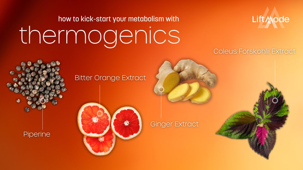 Stimulate your metabolic rate to support weight control and increase energy with a few of our top thermogenic compounds. Check out the full collection —> link in bio #thermogenics #metabolism #appetite #loveliftmode #energy #weightcontrol