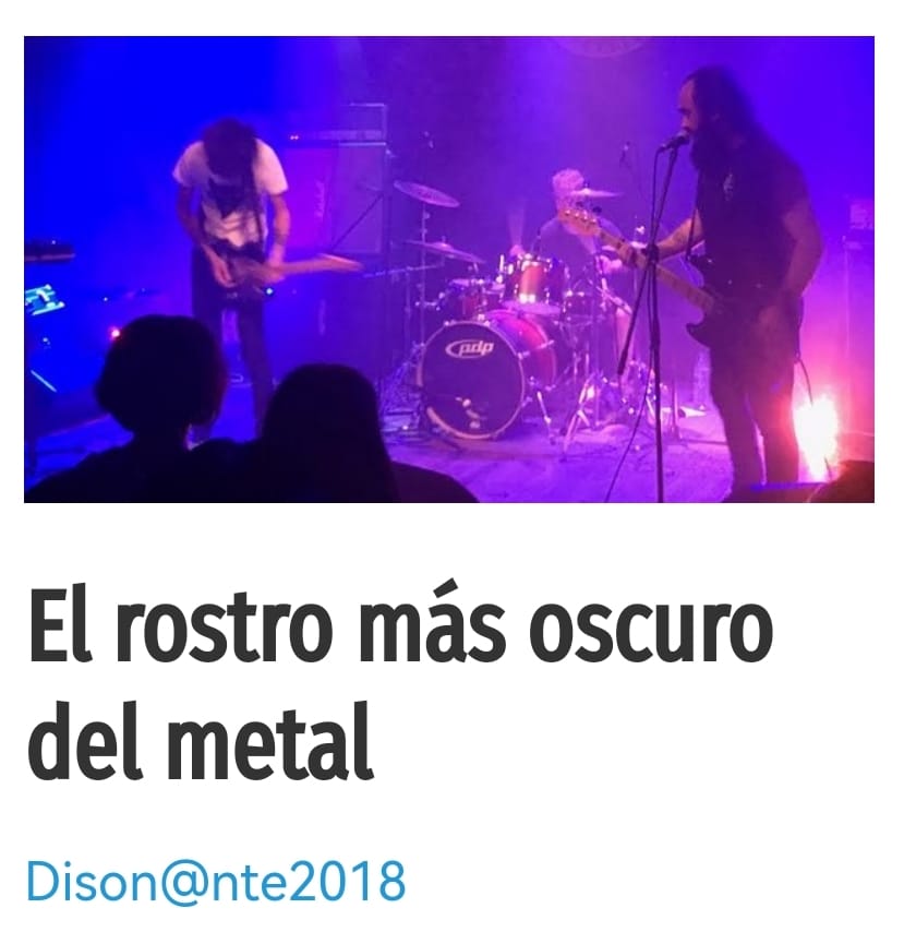 El sábado por la noche estaba en la Sala Hollander nuestro amigo João Dinis, que le ha cogido el gustillo a ejercer de plumilla disonante, y ha redactado esta buena crónica de los conciertos que dieron Santo Rostro  y Lazharus

sevilladisonante.es/santo-rostro-l…