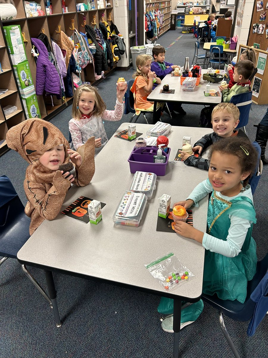 Happy Halloween from these spook-tacular kindergartners <a href="/MPS_Morton/">Morton Elementary</a>!  <a href="/MalonePrincipal/">Troy Malone</a>