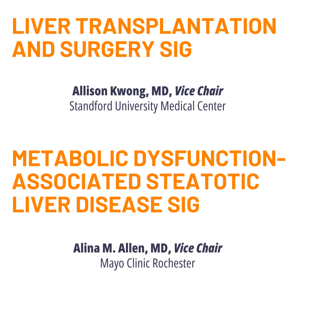 AASLDtweets's tweet photo. Congratulations to AASLD’s newly elected SIG Steering Committee Members! To view additional information, please visit https://t.co/c4nRmTZzNV. https://t.co/LI572jLzWZ