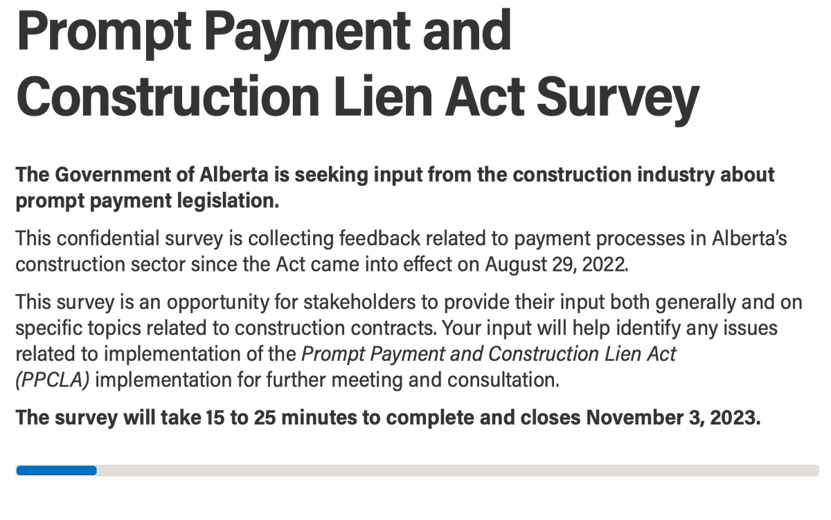 Take the survey at the link below:
your.alberta.ca/ppcla-engageme…

#Builders #Developers #Construction #PromptPayment