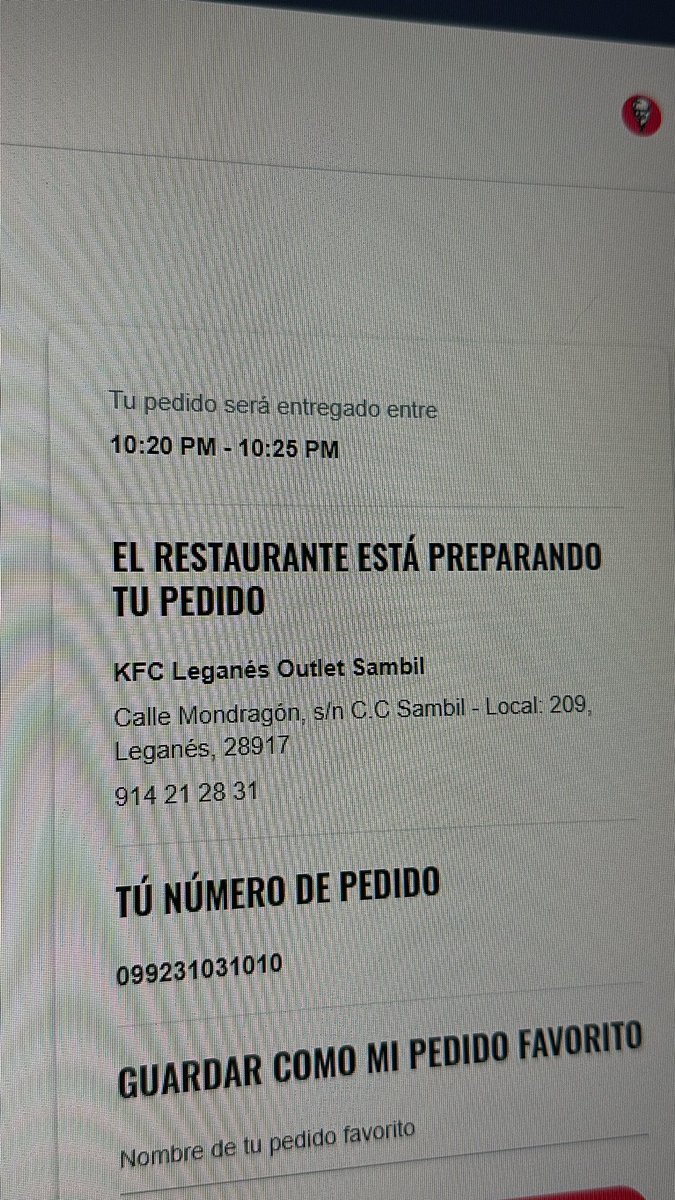 joanhurt's tweet photo. @KFC_ES hice mi pedido hace 1 hora 20 y no tengo noticias del pedido ni contestan al teléfono… https://t.co/LS6hdQyNLg