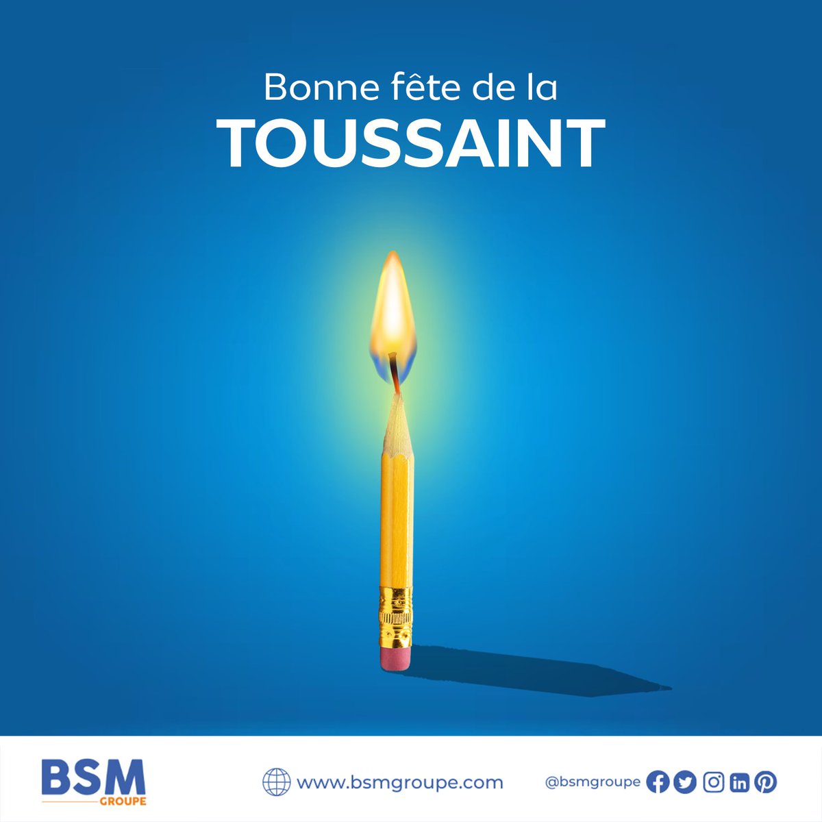 bsmgroupe's tweet image. En l&apos;honneur de tous les Saints. 🕯

Bonne fête de la Toussaint à toute la communauté Catholique.🔥

#Toussaint #fêtedetoussaint #bsmgroupe