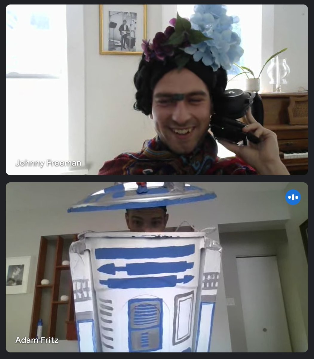 Pozzy's not the only one enjoying dressing up this year!