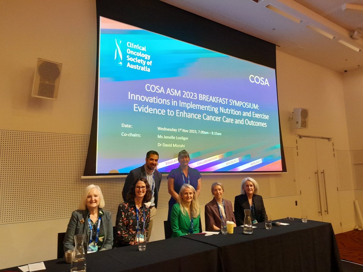 David Mizrahi, PhD (@davemiz_ep) on Twitter photo Thank you to this amazing group of superstars driving forward exercise and nutrition services in cancer care at this #COSA23 breakfast session
<a href="/MaryAKennedy1/">Mary A Kennedy</a>
<a href="/ProfJudyBauer/">Judy Bauer</a>
<a href="/COSAoncology/">COSA</a> Thank you to this amazing group of superstars driving forward exercise and nutrition services in cancer care at this #COSA23 breakfast session
<a href="/MaryAKennedy1/">Mary A Kennedy</a>
<a href="/ProfJudyBauer/">Judy Bauer</a>
<a href="/COSAoncology/">COSA</a>