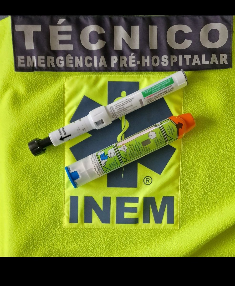 ¡Un paso más en #Portugal! 
Se inicia la implementación de otro protocolo farmacológico ALERGIAS/ANAFILAXIA en #Ambulancias del <a href="/INEMtwitting/">INEM</a> .
Capacitan a los Técnicos de Emergencias Prehospitalarias en una mejor respuesta al paciente.
¡Es un ganar-ganar! #TEPH
