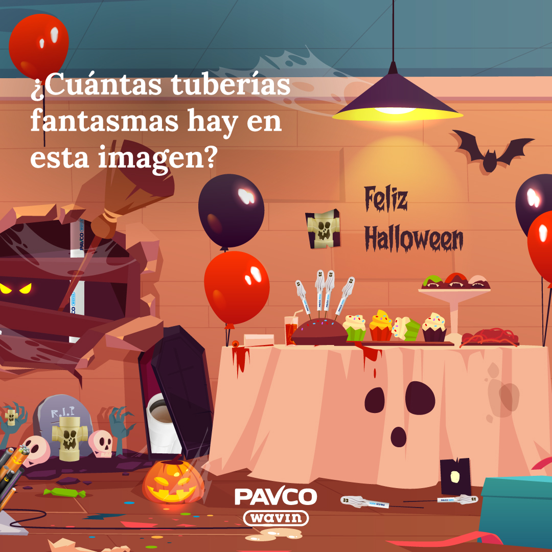 PavcoWavinCo's tweet photo. 👁️🗨️ ¿Eres un experto en detectar tuberías Pavco Wavin? Cuéntanos cuántas encuentras en esta foto y comparte tu número en los comentarios 👻.
#Pavco ahora es #PavcoWavin #Halloween #Tuberías #TuberíasDeTerror #31deoctubre https://t.co/Bi1PMSVTBf