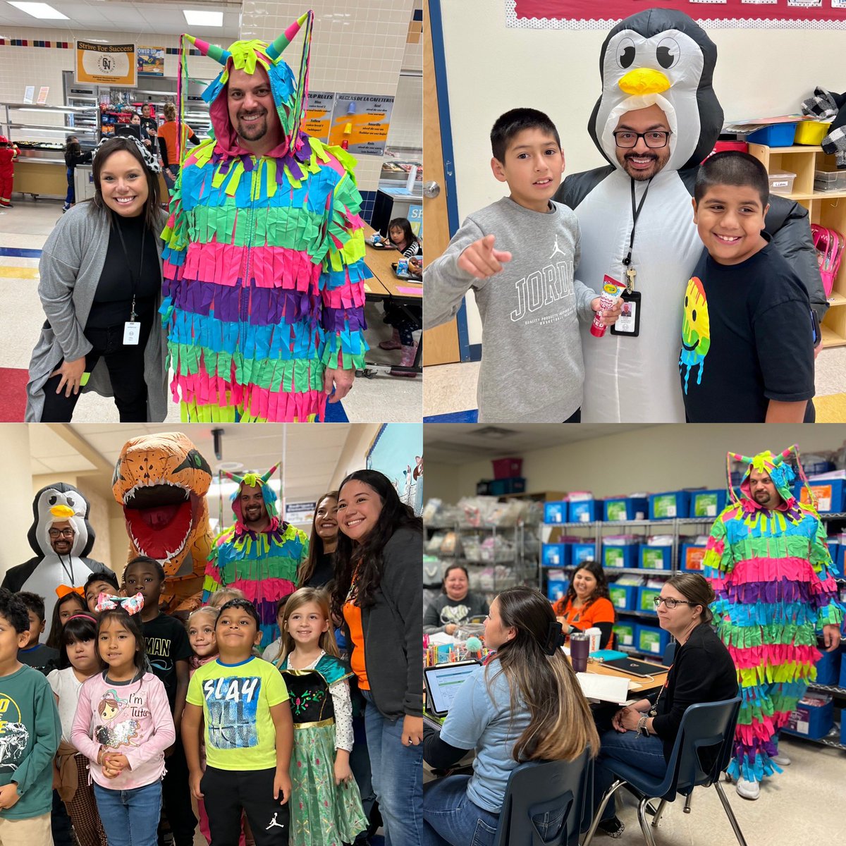 matadoredtech's tweet photo. Spreading Halloween fun! The tech team visited @WeinertES and @RodriguezESISD to share snacks, drinks, and candy with faculty and staff members for Matador Family Day! 🎃👻🎃👻 https://t.co/P4U5HDoJqc