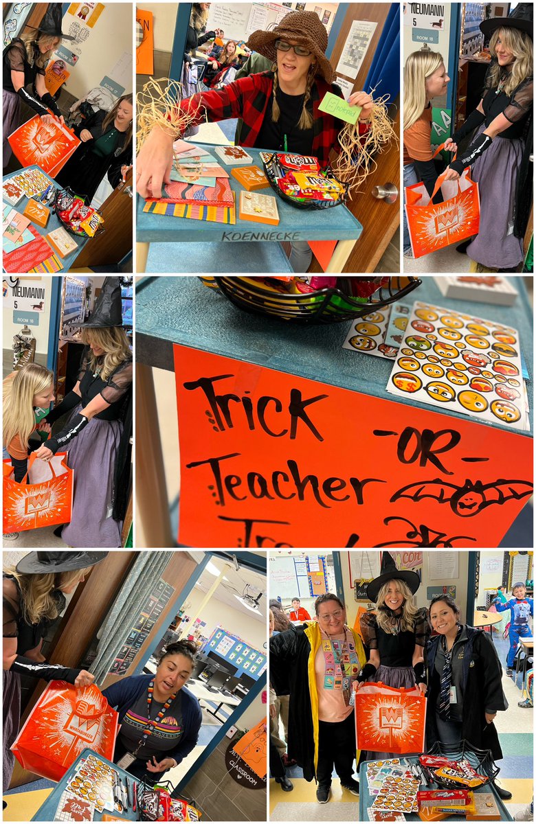 Trick or “teacher treat”! Loved letting our teachers pick a little something fun!