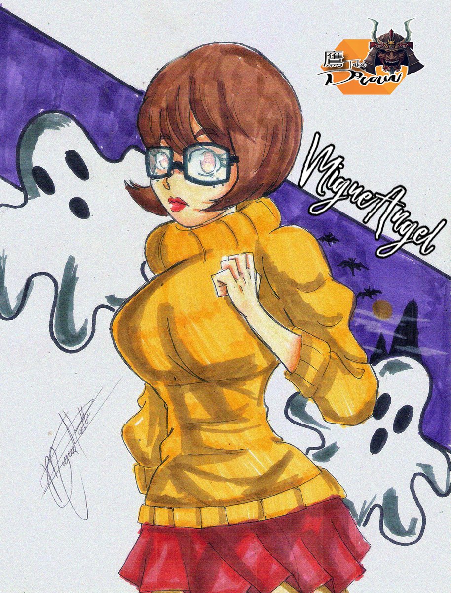 [HAPPY HALLOWEEN] Nuevo dibujo de #velmadinkley #scoobydoo #fanart #draw #drawing #art #artist #color #pinup #colored #illustration #dibujo #dibujando #colored #coloreando #arte #artista #pinupgirl #instadraw #MigueDraw 👻👻