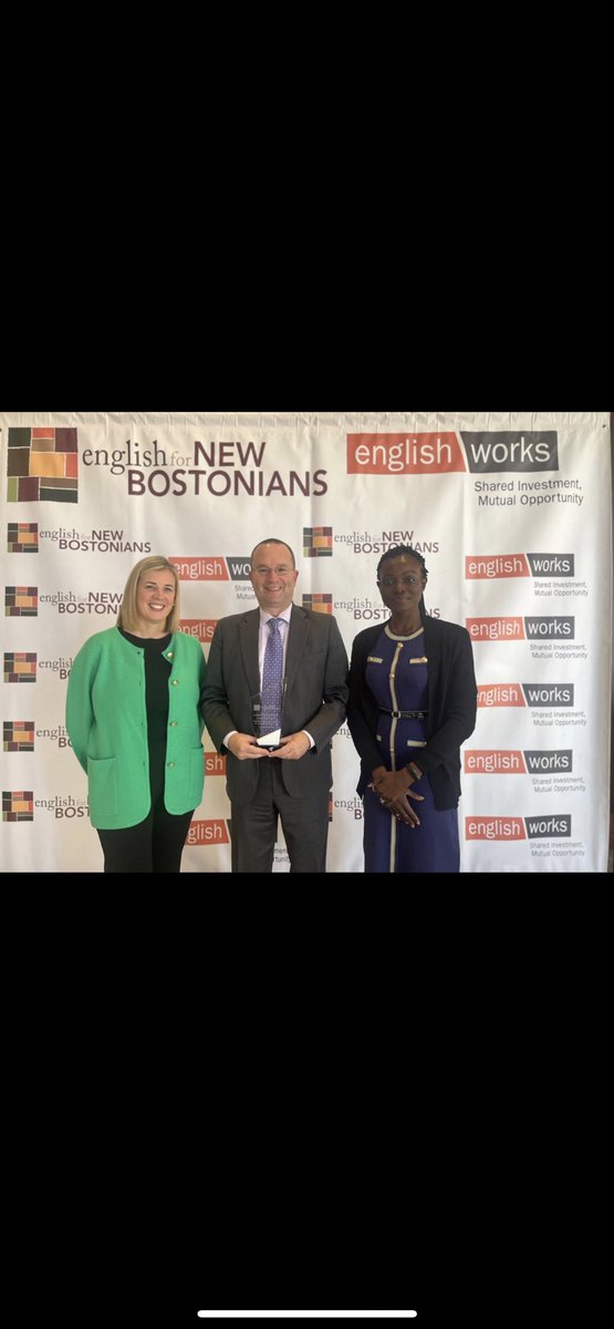 We were honored and humbled to accept the ⁦@EnglishNB_EW⁩ Business Leadership Award at the 10th Annual Raising our Voices Breakfast! What an inspiring morning with so many immigrant leaders & advocates. Congrats to all the honorees and thanks for a lively panel discussion!