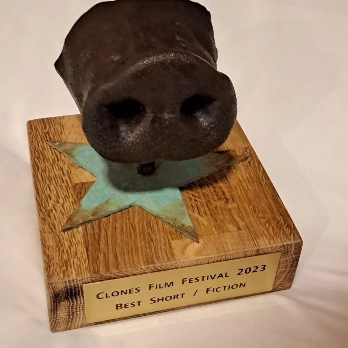 Ronan Cassidy (@ronan1cassidy) on Twitter photo Really proud to announce that our <a href="/ScreenIreland/">Screen Ireland</a> & <a href="/VirginMediaIE/">Virgin Media Ireland</a> Ireland funded short 'Calf' won two awards last night. Honoured to take home 'Best National Short film' at the 11th <a href="/RHarrisFilmFest/">Richard Harris International Film Festival</a>
Also, Calf' also won 'Best Short Fiction' at the <a href="/ClonesFilm/">CLONES FILM FESTIVAL</a> Festival Really proud to announce that our <a href="/ScreenIreland/">Screen Ireland</a> & <a href="/VirginMediaIE/">Virgin Media Ireland</a> Ireland funded short 'Calf' won two awards last night. Honoured to take home 'Best National Short film' at the 11th <a href="/RHarrisFilmFest/">Richard Harris International Film Festival</a>
Also, Calf' also won 'Best Short Fiction' at the <a href="/ClonesFilm/">CLONES FILM FESTIVAL</a> Festival