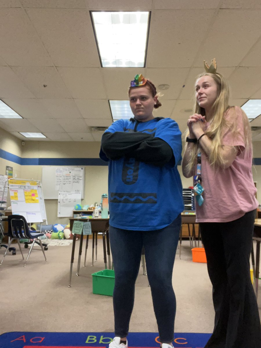 Happy Book Character Day! Best part about being a 5th grade teacher at CRES is having the best people to work with (totally not biased)🥰 #TheDayTheCrayonsQuit #PrincessPeach #CRESconnections