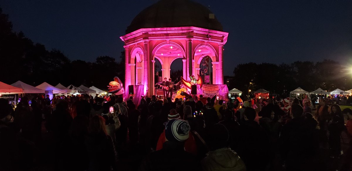 The Beatles have taken over Salem Common.... after doing the same in '15 to '17