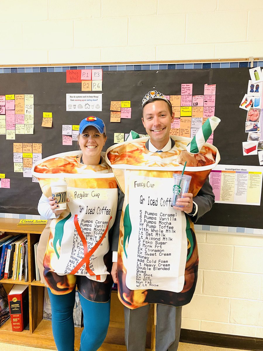 Sometimes, you and your colleague have to be well, regular or fancy. 😂

<a href="/openscied/">OpenSciEd</a>