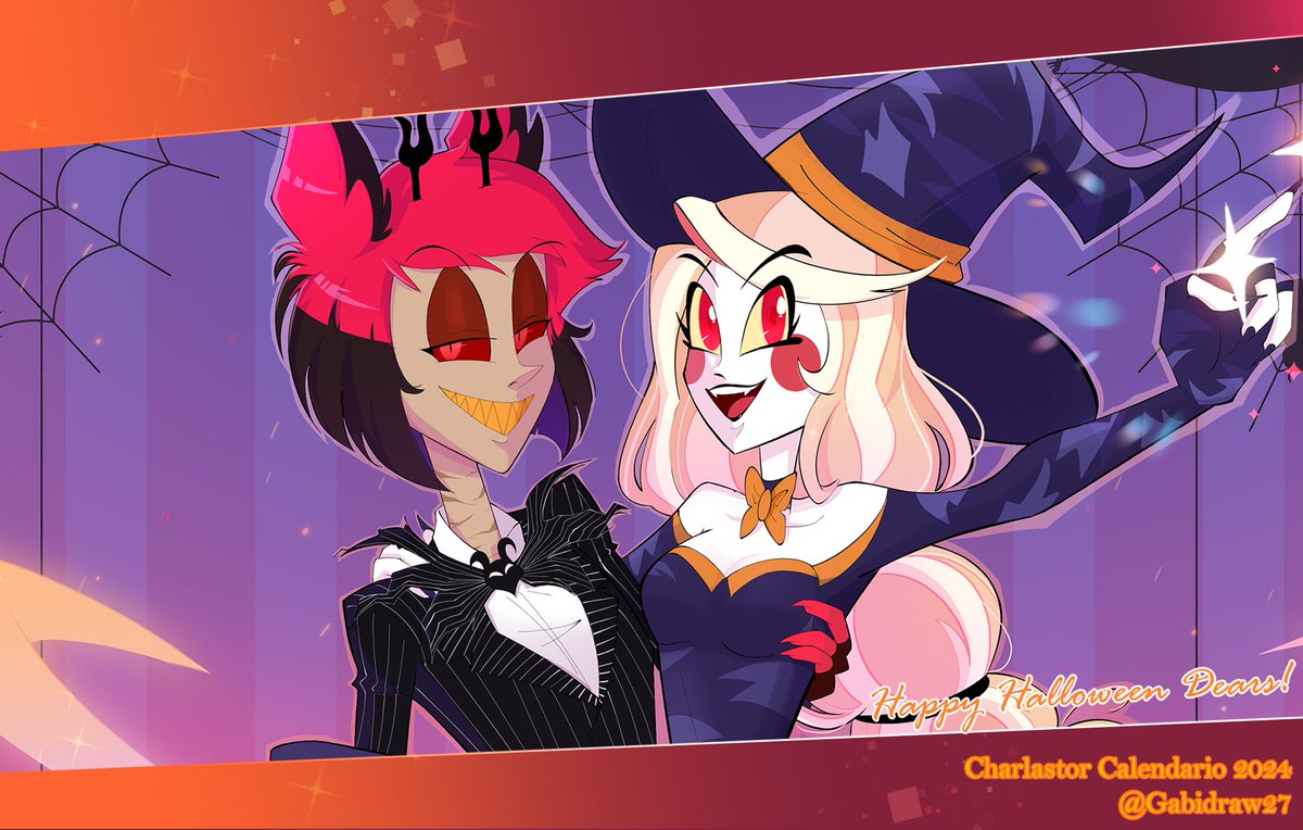 27kiane's tweet photo. 🍎Happy Halloween dears!🎃
I hope you enjoy this date, beautiful apples!😈 Here I show you a part of my art for the 2024 calendar! I I leave you the direct link so you can see the art of many more artists! 🍎🎙️
https://t.co/rs4RMZwZlo
#charlastor #HazbinHotel #Charliemorningstar https://t.co/X1sfEleCdJ