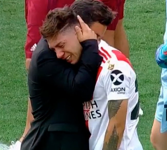 Estaba lo más bien y me acordé que el viernes puede ser el último partido de Enzo en el Monumental
