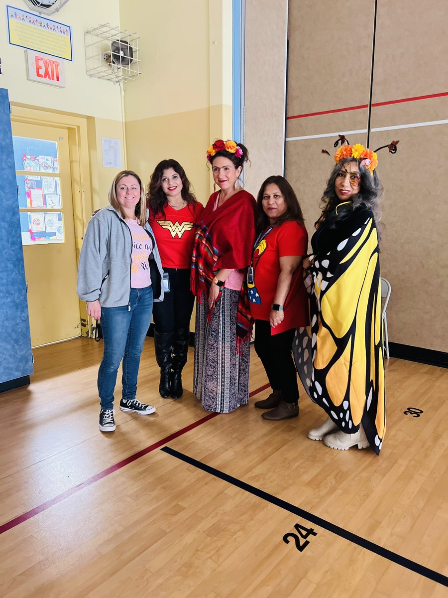 WashEdison's tweet photo. Happy Halloween from some of the WES staff! #wespride #WeAreOneEdison https://t.co/jSgLM64oMs
