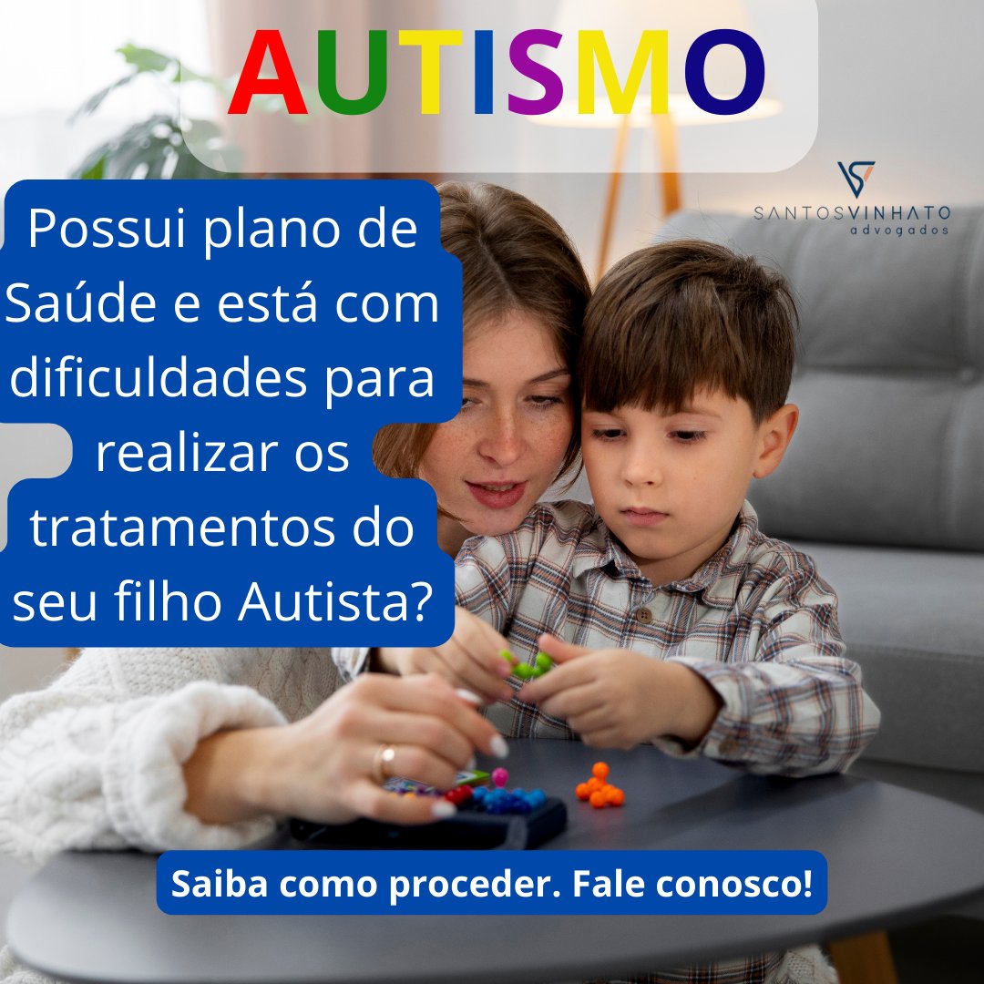 OCÊ QUE TEM PLANO DE SAÚDE!
Ao pedir o tratamento, o plano limitou as sessões de terapia do seu filho diagnosticado com AUTISMO?
Isso é abusivo e não pode acontecer!
O Plano de Saúde tem o dever de custear todo o tratamento do seu filho com autismo.
#autismoinfantil  #t21