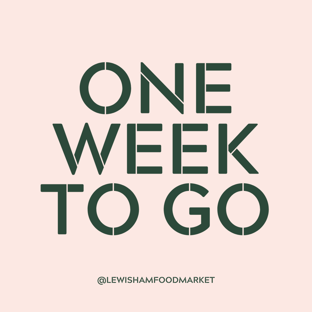We're just one week away from the much-anticipated Lewisham Food Market! The countdown is on, and we can hardly contain our excitement!