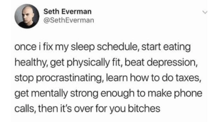 Yeah!!!! https://t.co/fK4K82ulDw<a href="/tag/adhd"class="tags"><span>#adhd</span></a><a href="/tag/adulting"class="tags"><span>#adulting</span></a>