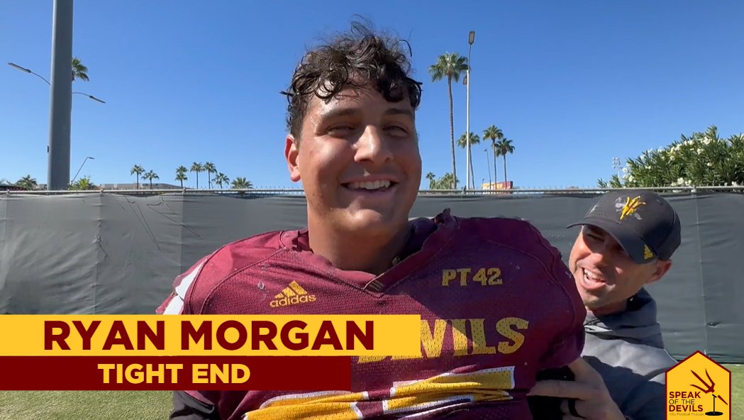 ASU TE @morgan5_r discusses his first career catch, doing the dirty work in the trenches, the momentum from the WSU win, facing Utah, and more. 🎥 youtu.be/A44g3RjdUvQ