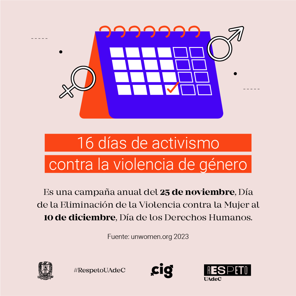 IgualdadUAdeC's tweet photo. El objetivo es movilizar a la sociedad para que se solidaricen con las defensoras de los derechos de las mujeres y apoyen a los movimientos feministas del planeta para evitar el retroceso de los derechos de las mujeres 

#16DíasDeActivismo #CIG #IgualdadDeGenero https://t.co/wKaPSdDjAe