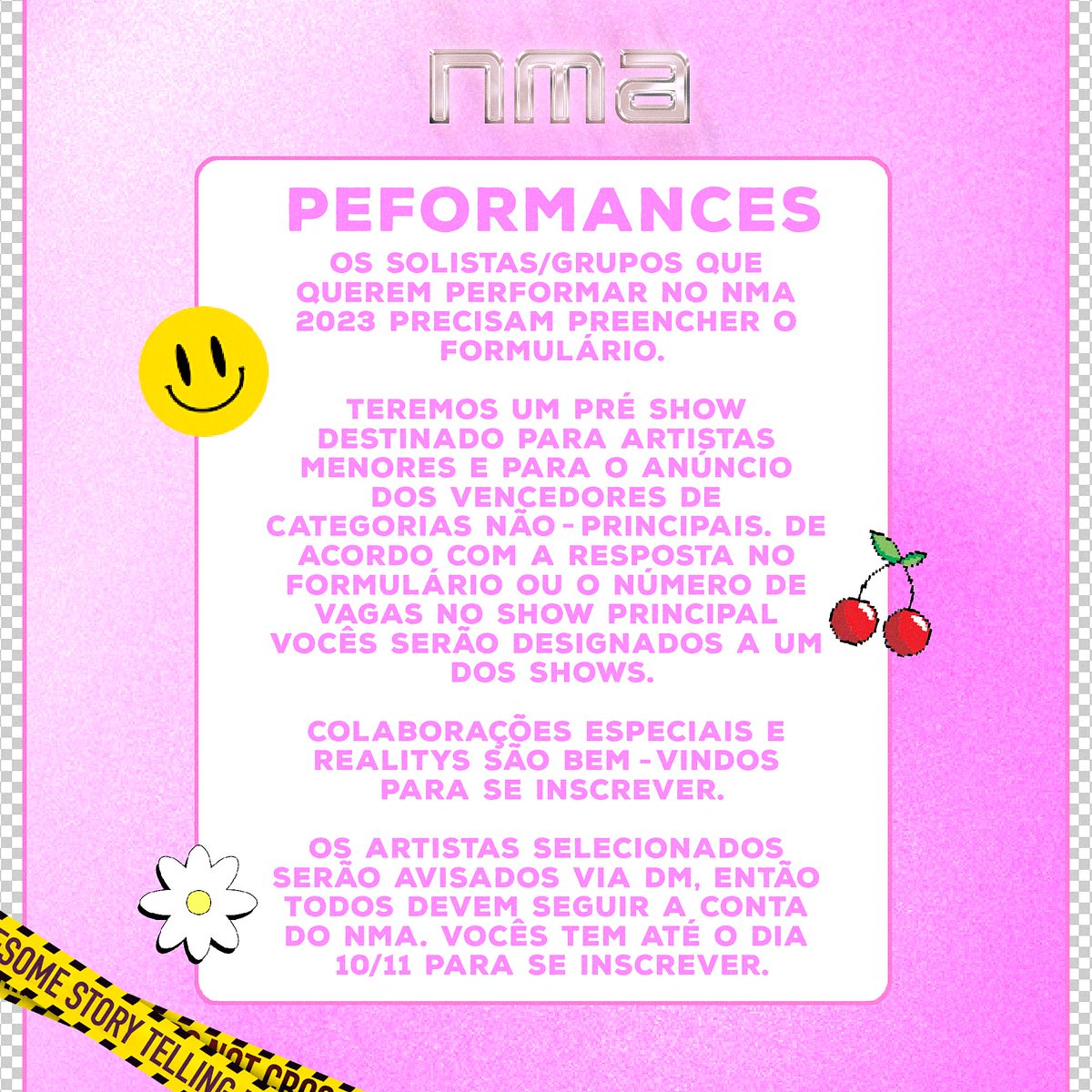 [#NMA2023] 

Formulário de submissão para performance NMA 2023.
🔗docs.google.com/forms/d/e/1FAI…

Em caso de dúvidas, entre em contato via DM da conta oficial da cunet.

#CUNET #NMA <a href="/CunetNR/">Cunet</a>