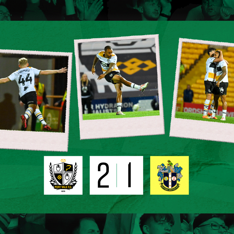 OfficialPVFC's tweet photo. 🏆 Port Vale Football Club - @Carabao_Cup Quarter Finalists. 

Our 2023/24 squad have written their names in club history. 

#PVFC | #UTV