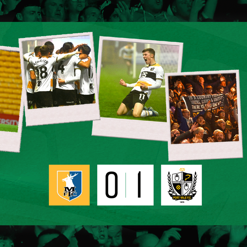 OfficialPVFC's tweet photo. 🏆 Port Vale Football Club - @Carabao_Cup Quarter Finalists. 

Our 2023/24 squad have written their names in club history. 

#PVFC | #UTV