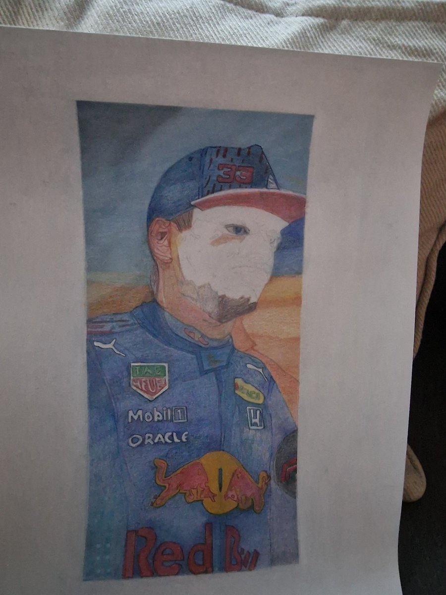 SaraBerry846014's tweet photo. Jack's art of @Max33Verstappen @redbullracing #Autism #art #f1 #f1art #jackberry @F1 @SkySportsF1 @CroftyF1 @RedBullRacing_ https://t.co/L4xJ3xtjdp
