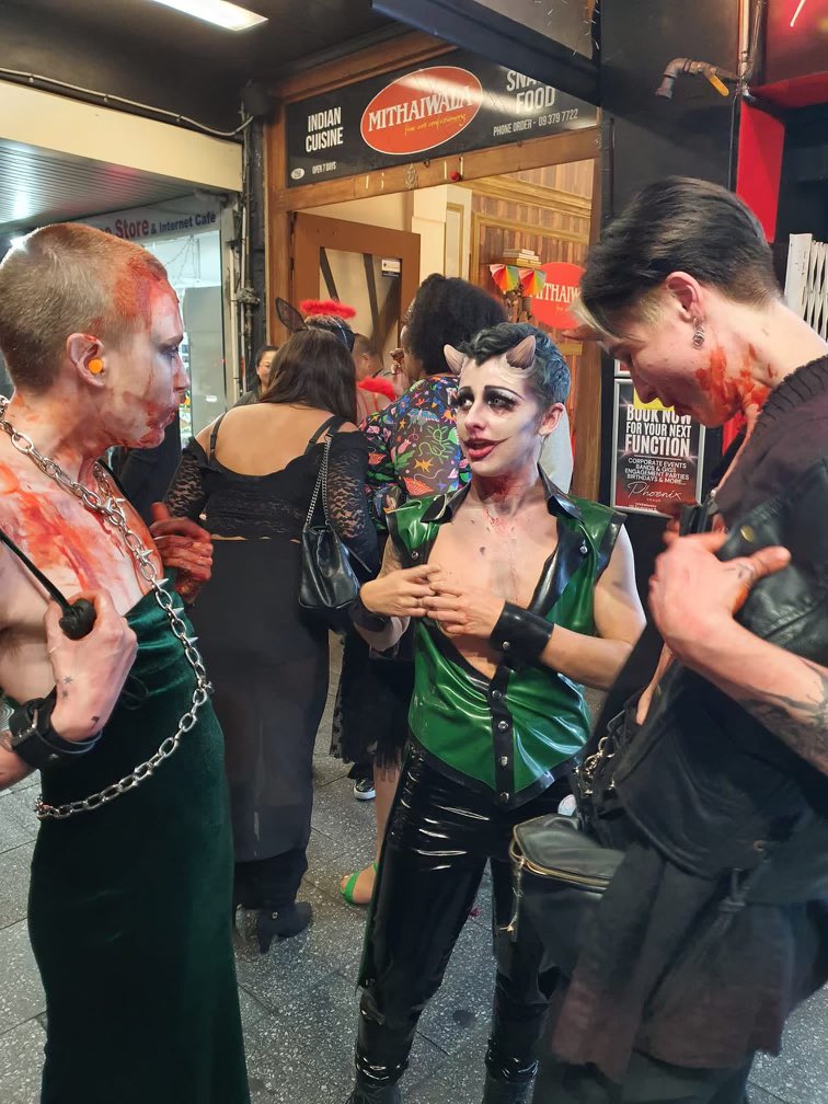 pov you’re watching three transmasc dudes showing each other their chests