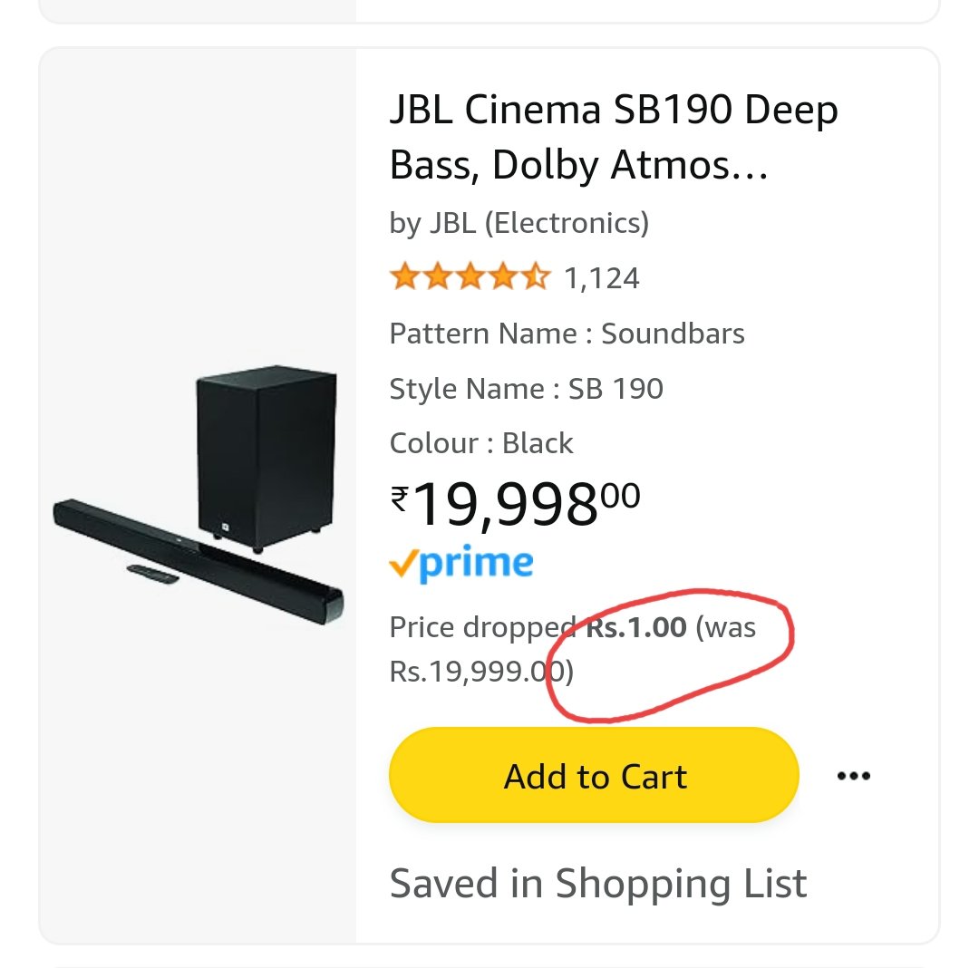This time kept products on wishlist and monitored products prices in last 2 months. Both #AmazonGreatIndianFestival #FlipkartBigBillionDays #FlipkartBigDiwaliSale are making fools. Prices are already from regular during sale and there are some huge discount like below.