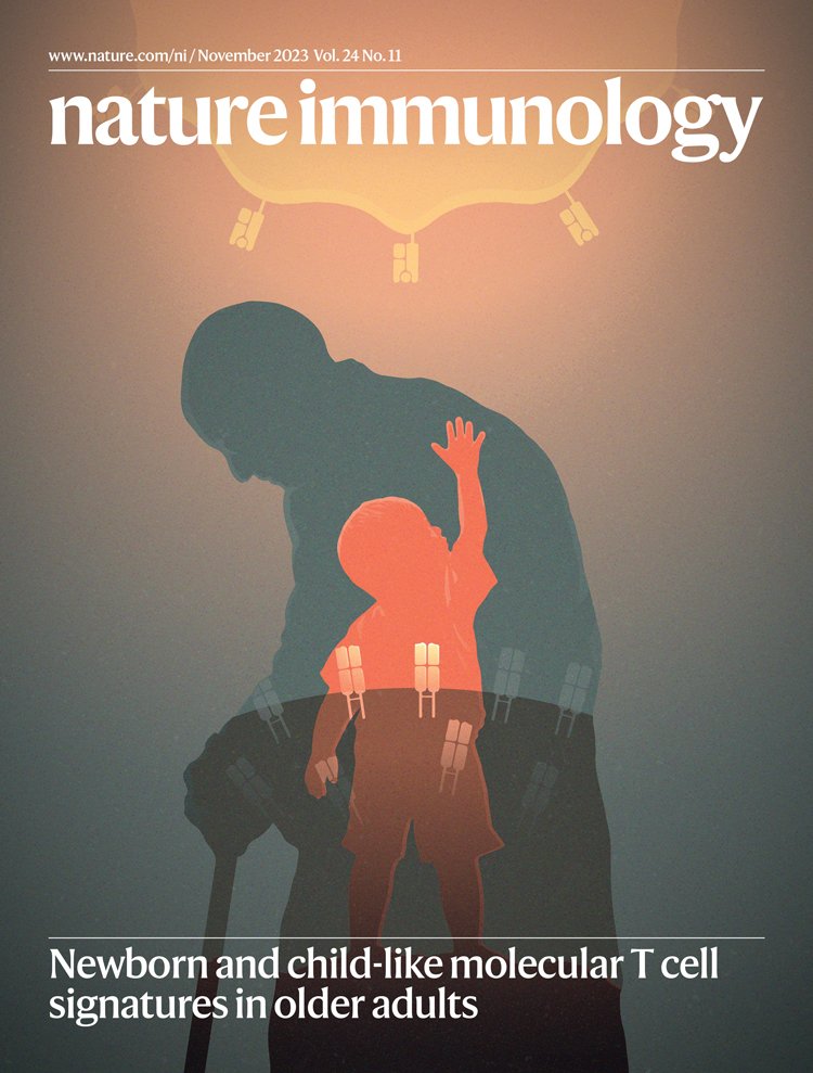 TheDohertyInst's tweet photo. Cover of @NatImmunol ft. research on antiviral immunity against #influenza evolution across human lifespan led by @kedzierskalab @CvandeSandt
Beautiful cover artwork by @TeamSciStories
https://t.co/ZqrtOnCegE
@UniMelbMDHS @TheRMH https://t.co/Om2dZIiXyG