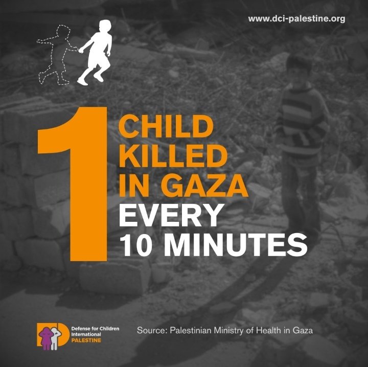 Un enfant palestinien est tué toutes les 10 minutes à #Gaza...💔
Par #Israel...
#GazaGenoside #Palestine #PalestineHolocaust #GazaGenocide  #StopGenocideInGaza #IsraeliNewNazism #Gaza_under_attack 
#GuillaumeMeurice
